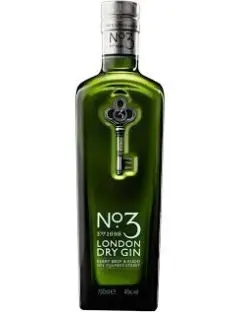 No 3 London Dry Gin - Gin og tonic